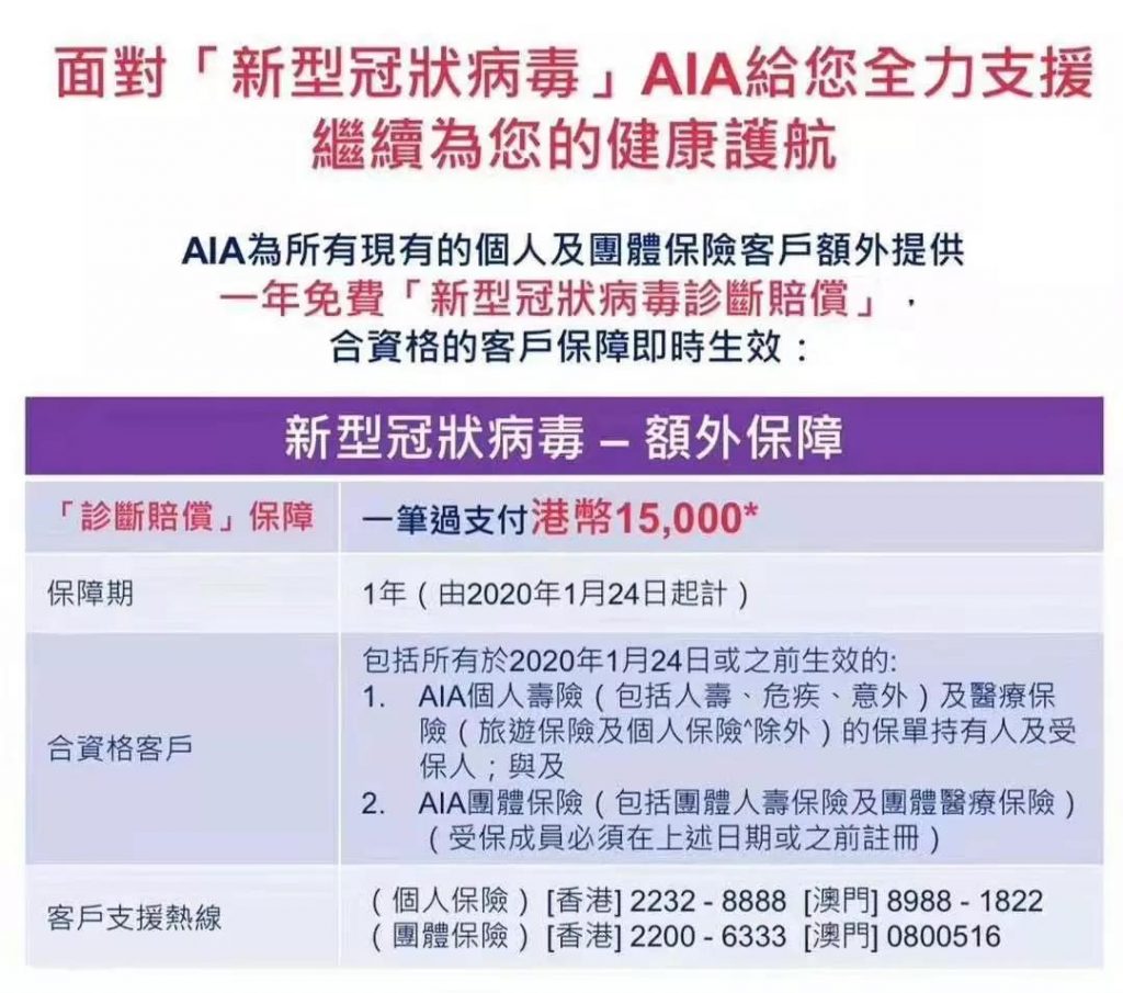 90天！香港封关之后，友邦、保诚、富通 率先延长续交保费宽限期